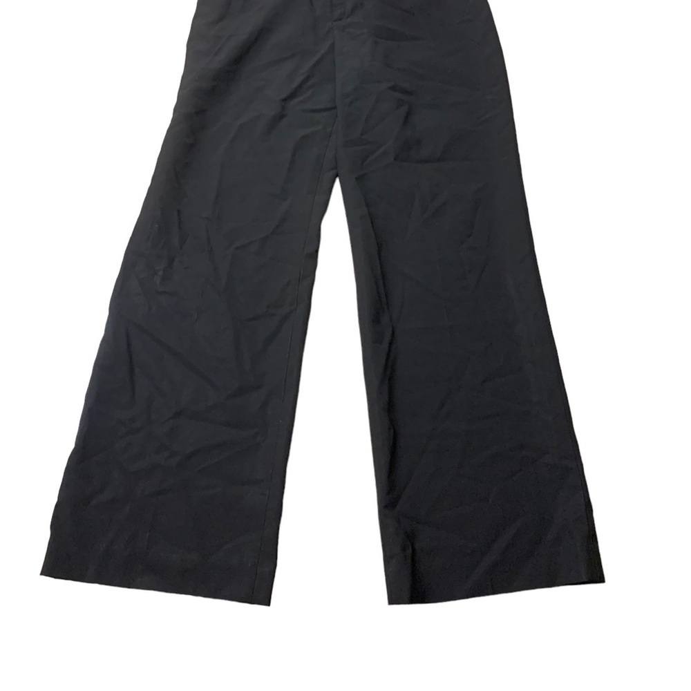 GAP Stretch | Black Trouser Pants Size 12A Wide Leg - Picture 3 of 8